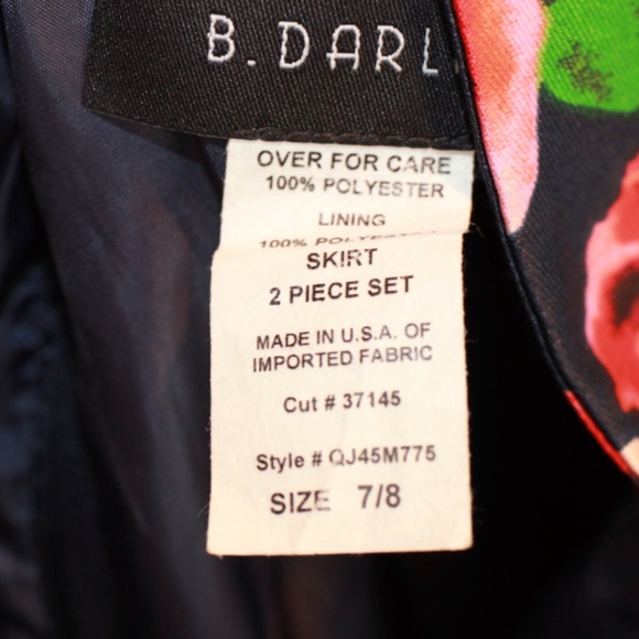 B. Darlin Floral Maxi Skirt Size (7/8) - Picture 5 of 5